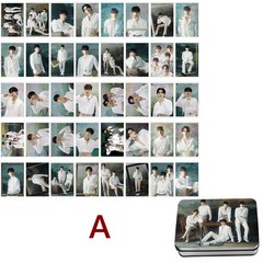 몬스타엑스 Monsta x 미니 12집 REASON 40장 로모 카드+틴 케이스 4종 세트 폴구 포구, A