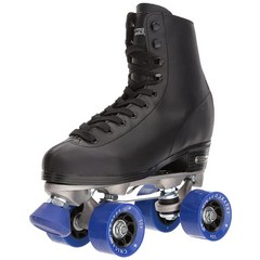 Chicago Skates 남성용 클래식 롤러 스케이트 프리미엄 4 바퀴 링크 검정색, 6, 6