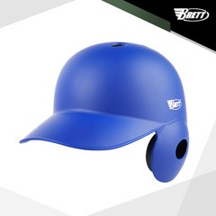 브렛 프로페셔널 배팅 야구 헬멧(무광블루) 우타자용, BR-BH07-03R, 1개, 로얄블루 무광