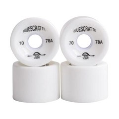 4개 조각/세트 스케이트보드 피마자 바퀴 78A 70mm x 51mm 스케이트보드 바퀴 롱보드 순항, PU, 하얀