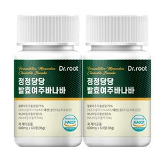 닥터루트 정정당당 발효 여주정 바나바잎 타블렛, 2통, 60정