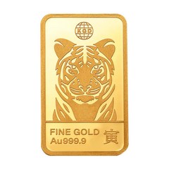 한국금다이아몬드 순금 골드바 1.875g 임인년 호랑이 금시세 (24K 99.99%)