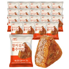 한우물 참치김치 구운주먹밥 100g, 20개