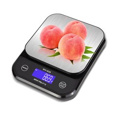 Kcwen 휴대용 정밀 전자저울 디지털 주방저울 가정용 방수, 10Kg/1g