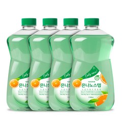 은나노스텝세정제3 [알뜰리필세트] 은나노스텝 시즌3 다용도, 4개, 1100ml