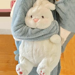 마켓페이머스 정품 뱃살토끼인형 대형 베게 거대토끼 생일 바디필로우 선물 여자친구 안고자는 침대 인형, 60cm, 뱃살토끼, 60cm