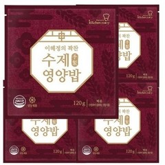 이혜정의 꽉찬 수제 영양밥 120g 15개 키친스토리 즉석밥 간편식 캠핑 야외 행사, 상세페이지 참조