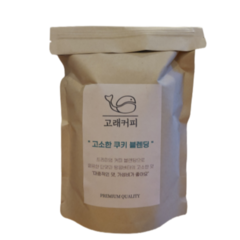 고래커피 고소한쿠키 원두커피 홀빈, 500g