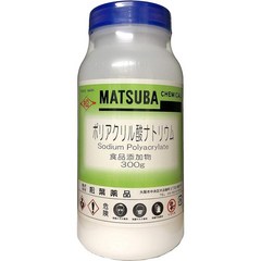 MATSUBA 일본직구 폴리아크릴산나트륨 10.6온스(300g) 식품첨가물, 1개, 상세참조