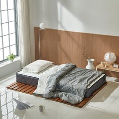 로메 아카시아 원목 침대프레임 저상형 매트리스 깔판 받침대