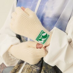 고코리 GC FINGERLESS SHORT GLOVES - 아이보리 핑거리스 숏장갑