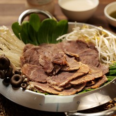 집밥상점 dg아롱사태 수육 (육수무료증정) 소고기 전골 설렁탕, 3팩, 300g