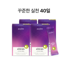 뮤신 글로우 Glow 4box 40포 뮤신 피쉬 콜라겐, 200g, 4개