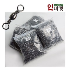 대용량 맨도래 블랙 1000개 벌크 덕용 낚시 소품 용품, 맨도래블랙(1000) 5호