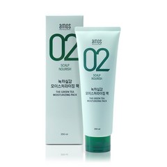 아모스 녹차실감 인텐시브 모이스처 팩(탈모증상완화) 250ml+ 사은품, 1개, 250ml