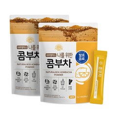 내추럴박스 콤부차 레몬맛 40p, 5g, 40개입, 2개