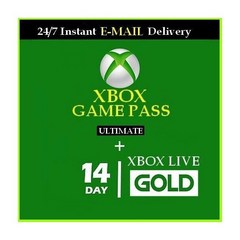 엑스박스Game Pass Ultimate 14 Days TRIAL Live Gold (엑스박스One) Code/Instant Deliver, 1개