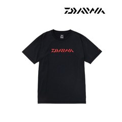 다이와 클린오션 로고 티셔츠 반팔티 낚시의류 블랙 DE-8623