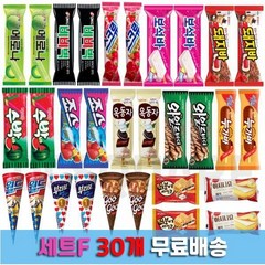 아이스크림 세트 종합 30개, 아이스크림 세트F, 1세트, 100ml