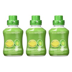 SodaStream Syrup 독일 소다스트림 레몬 라임 탄산수 시럽 500ml 3팩, 3개