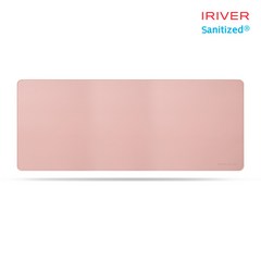 아이리버 Medic-DP100 항균 가죽 데스크 장패드, 핑크, 1개