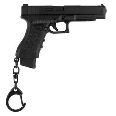 전술 사냥 G34 권총 모양 키 체인 슈팅 총 모델 열쇠 고리 소총 저격수 선물 14 무기, [01] black