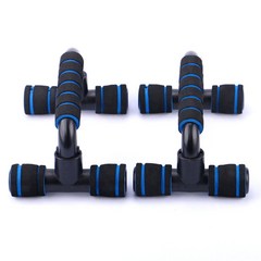 푸시 업 스탠드 핸들 스탠드 체력 운동을위한 신체 조각 운동 그립, 파란색, 1개