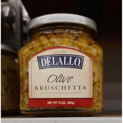 Delallo Olive Bruschetta 드랄로 올리브 브루스케타 10oz(284g) 2팩, 2개, 284g