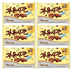 자유시간 mini 초콜릿, 630g, 6개