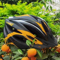CYCABEL 새로운 산악 도로 자전거 헬멧 스포츠 레이싱 승마 MTB 사이클링 헬멧 초경량 여성 일체형 자전거 헬멧, V114 오렌지 블랙