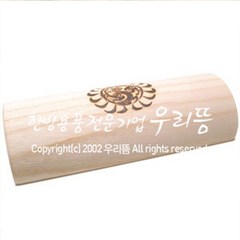 우리뜸 국내산 오동나무 경추용 베개 고급형/경침 목침 7.0, 1개