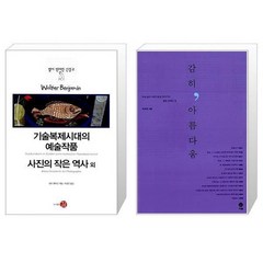 기술복제시대의 예술작품 사진의 작은 역사 외 + 감히 아름다움 [세트상품]