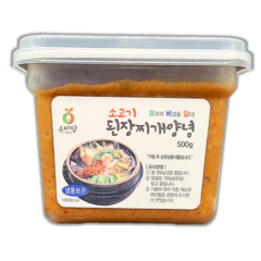 이조 소고기 양념 된장, 500g, 6개