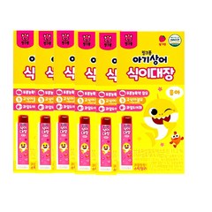 다누리 핑크퐁 아기상어 식이대장 젤리 100g(5포입), 6개