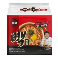 빽라면 백종원의 빽쿡 빽라면, 4개