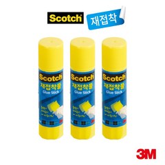 3M 스카치 재접착풀 14g, 3개