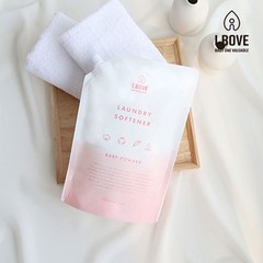 아이보브 유아용 고농축 섬유유연제 베이비파우더 리필, 6개, 1200ml