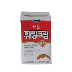 매일 휘핑 크림 골드 1L, 1개