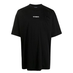 베트멍 [당일]신상 백 로고 패치 반팔 티셔츠 블랙 UE51TR540B BLACK