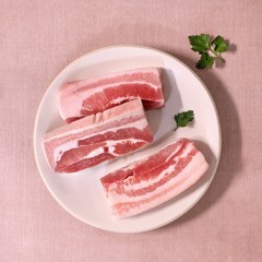 푸드장 돼지고기 한마리 부위별, 1개, [팜플로나]통돼지 삼겹살 500g(숯불용)