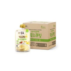 맘스쿠킹 이유식 과일퓨레(바나나사과배/6개월-) 10개