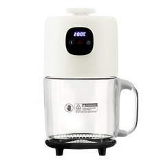 CCLEEO 미니 에어프라이어 가정용 튀김기 컨벡션 에어프라이기, 화이트, Air fryer, 에어프라이어 2L