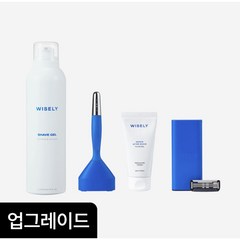 와이즐리 쉐이브 와이즐리 면도용품 세트 (면도기 면도날 쉐이빙젤 애프터쉐이브), 1개