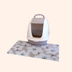 가티가티 고양이 사막화방지 매트 모래 화장실 사막화 벌집 모래판 화장실패드, 화이트블로썸