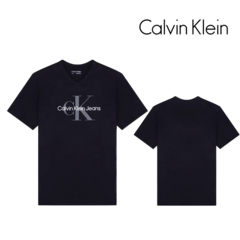캘빈클라인 S/S 릴렉스핏 아카이브 모노그램 브이넥 티셔츠 GC207