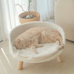 고양이 극세사 대형 침대 방석
