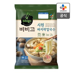 비비고 시원바지락칼국수642g(2인분) x 4개