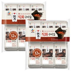 CJ제일제당 명가 직화구이김, 54g(12개입), 2개