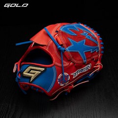 스포츠_ 골드 GOLD GBG-PRO 013 로얄 12인치 투수 야구글러브 (원태인 모델-레드/블루/로얄골드로고), 선택완료