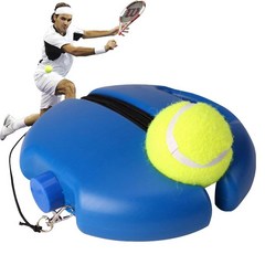 테니스 트레이너 좋은 탄력 전문 교육 기본 도구 자체 학습 리바운드 공 운동 테니스 공 테니스 연습, 보여진 바와 같이, 1개